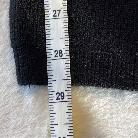 M. Rena New With Tags Black Knit Pull On Leggings Size OS - Picture 9 of 9